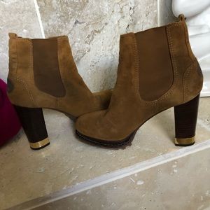 Tory Burch Stafford Heel Ankle Boots